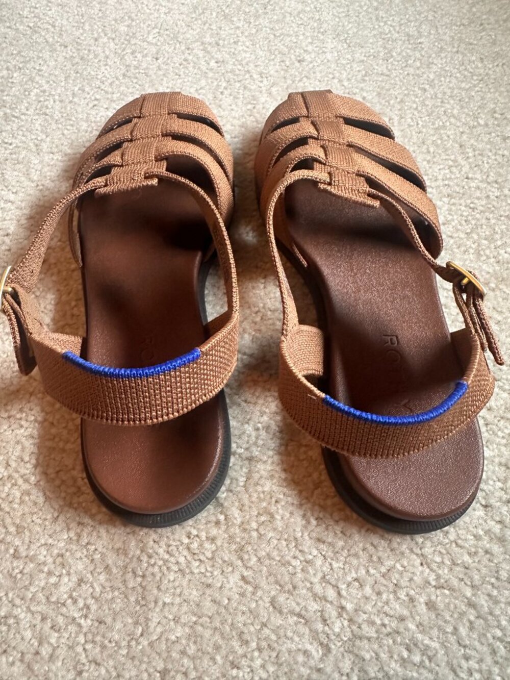 Rothy's Fisherman sandal brown size 9.5! - Picture 3 of 5